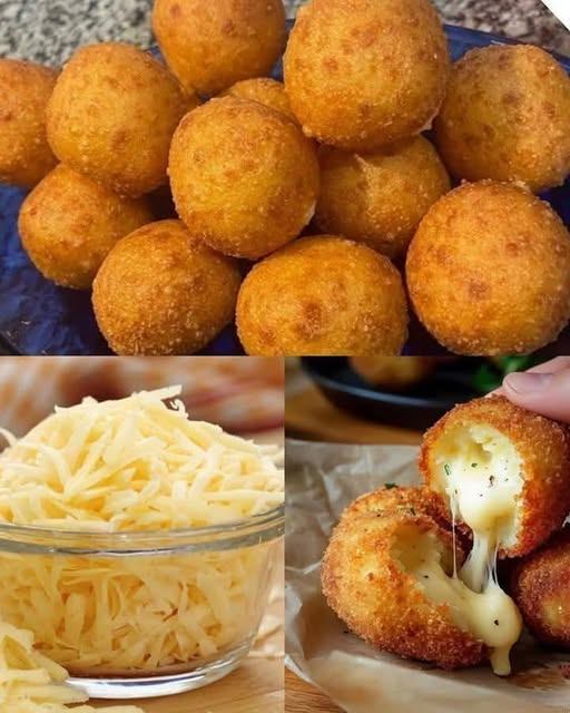 Bolinha de queijo com APENAS 3 ingredientes, massa macia e super FÁCIL