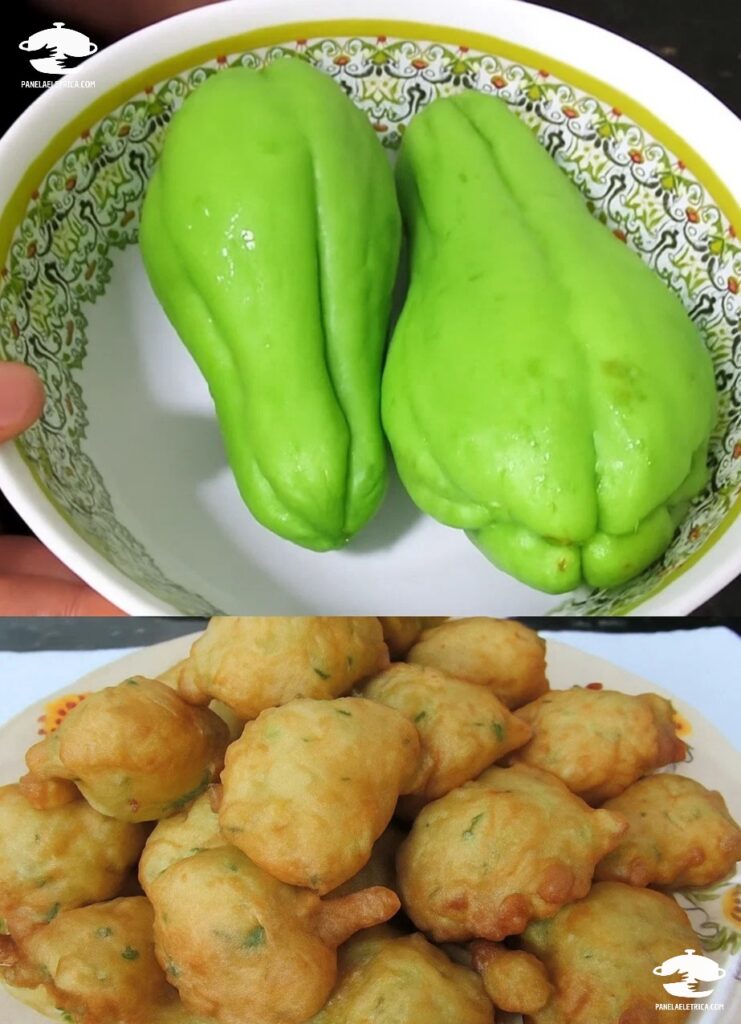 Bolinho de chuchu delicioso e perfeito para servir como entrada a família toda vai adorar.