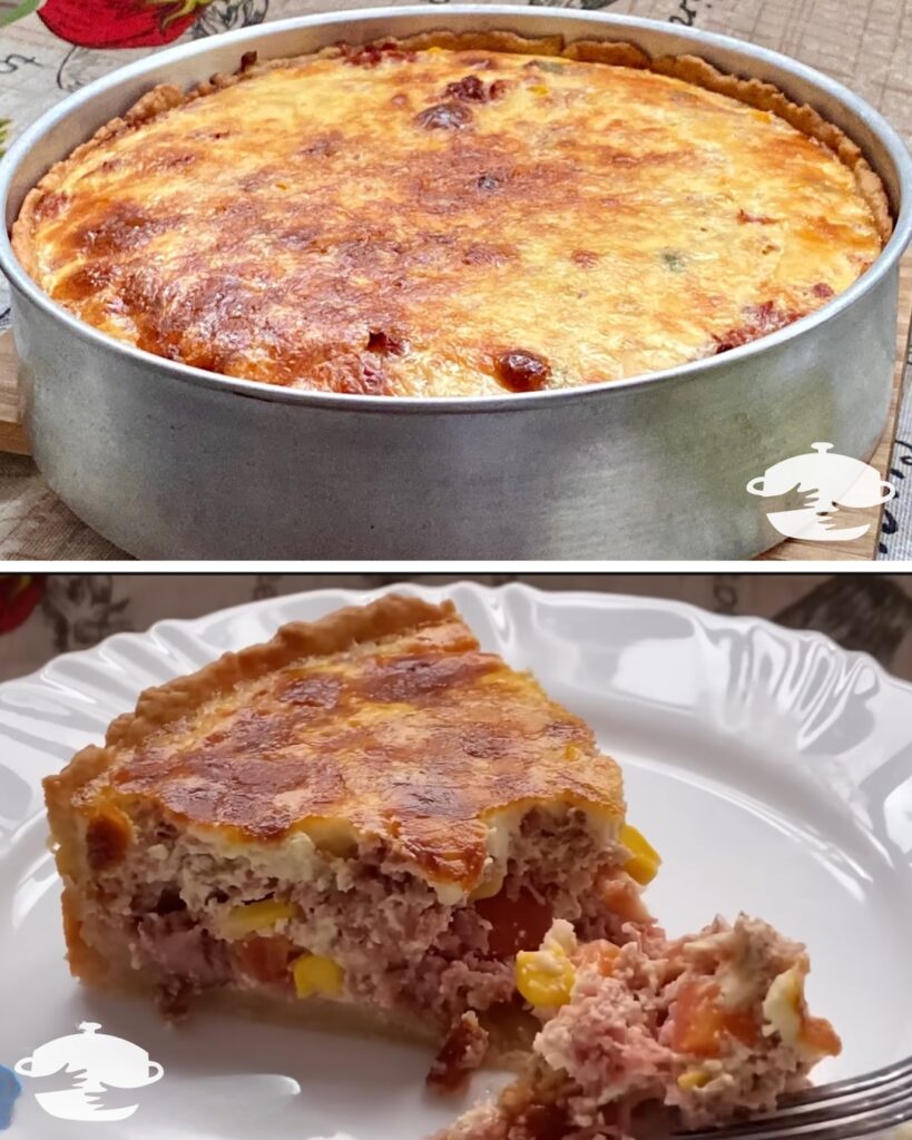 Massa para torta salgada perfeita e você só precisa de 2 ingredientes para fazer