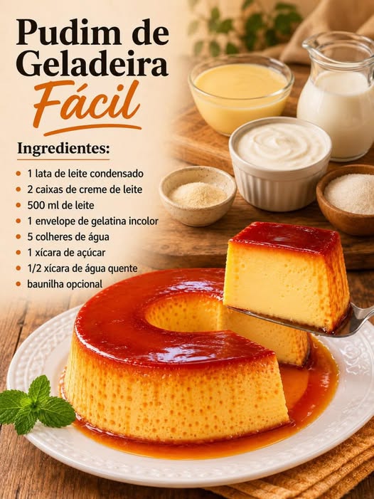 Pudim de Geladeira