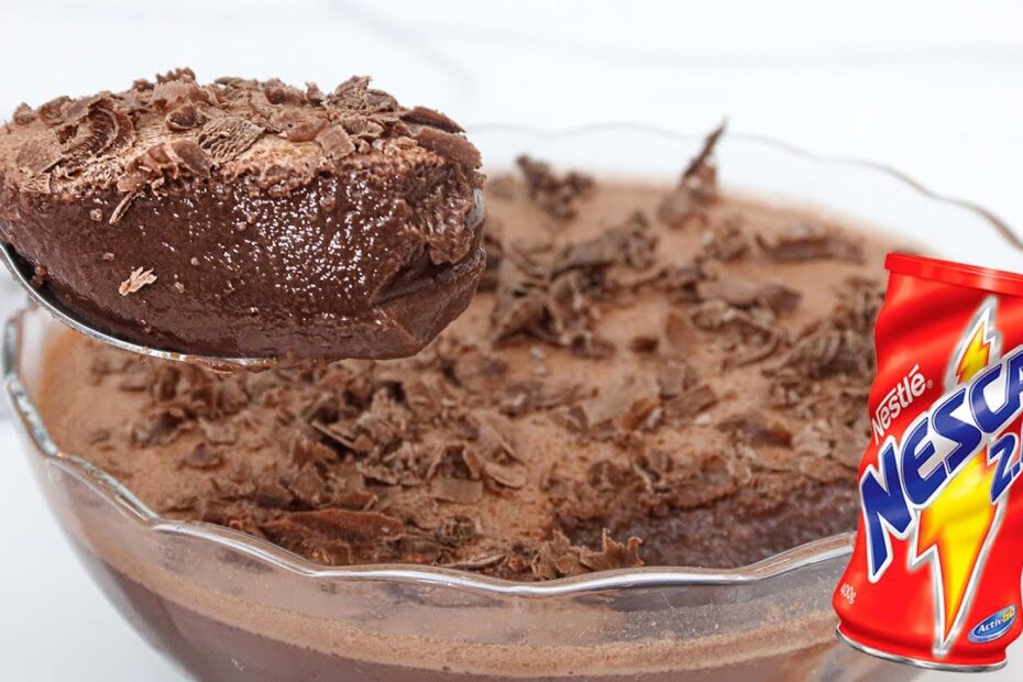 3 Doces Irresistíveis de Creme de Leite com Nescau, o sabor vai te surpreender.
