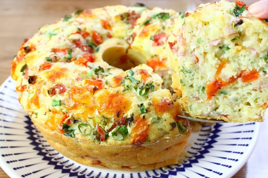 Surpreenda a todos com essa receita de Bolo Salgado