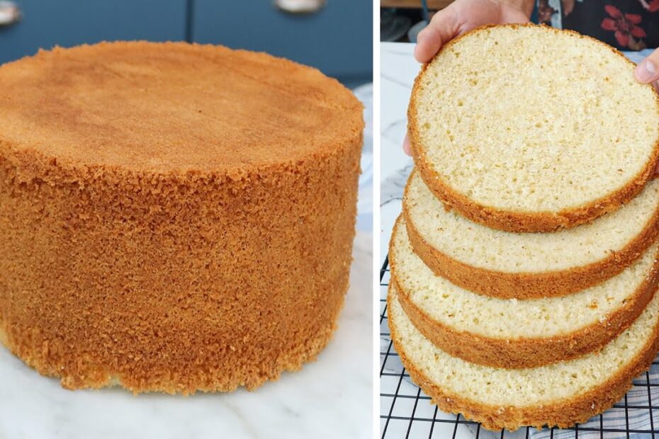 Receita de Pão de Ló Fofinho de Padaria: Com apenas 3 ingredientes