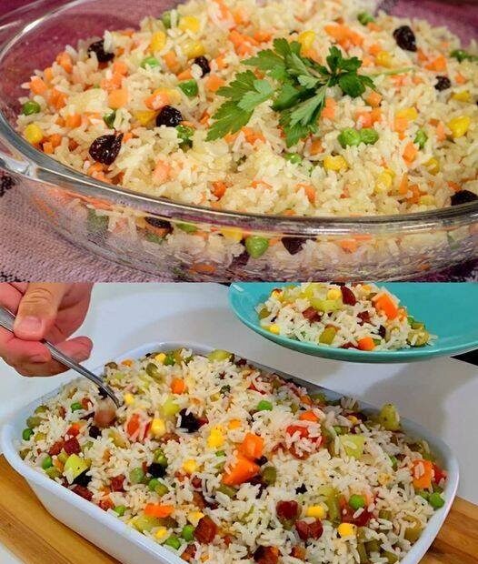 Arroz à Grega Tradicional, essa receita aprendi com minha tia que mora na Grécia
