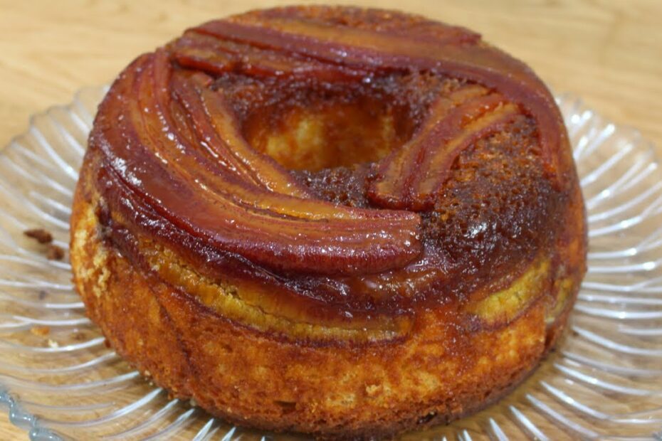 Bolo de Banana de Liquidificador, é só bater tudo e tá pronto