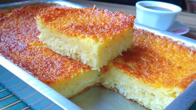 Bolo de Queijadinha no Liquidificador, com ingredientes que você tem em casa