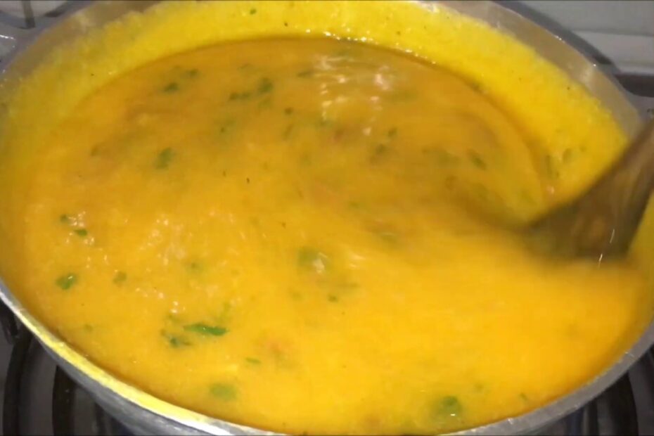 Caldo de mandioca cremoso nesse friozinho pede
