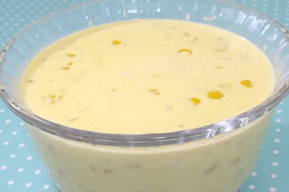 Creme de Milho de Festa Junina, cremoso e saboroso