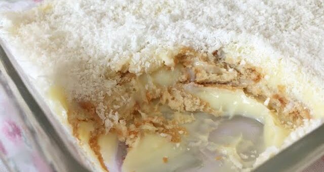 Pavê de Bolacha Maizena