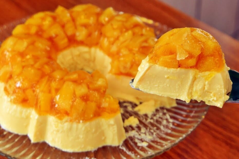 Não sabe o que fazer com Pão adormecido? Faça um Pudim de Pão com Calda de Abacaxi