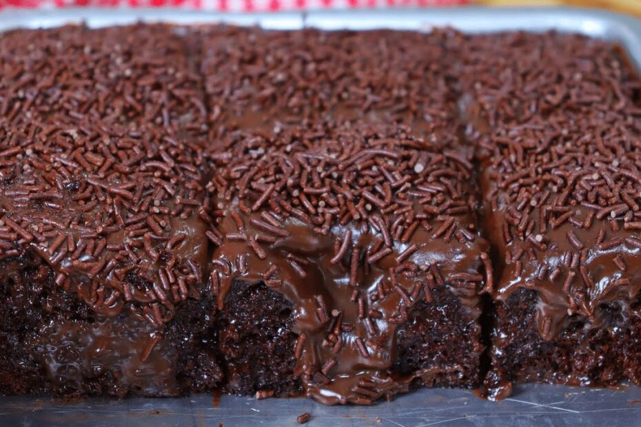 Bolo de Chocolate Rápido, fica pronto em poucos minutos