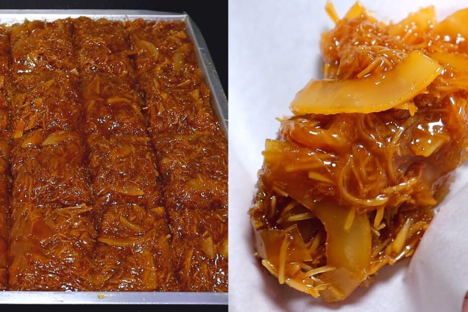 Quebra-queixo, esse doce é um sucesso aqui na minha cidade