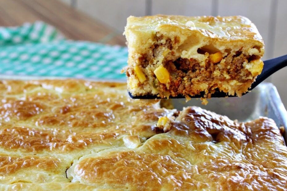Torta de Carne Moída, simples e rápida