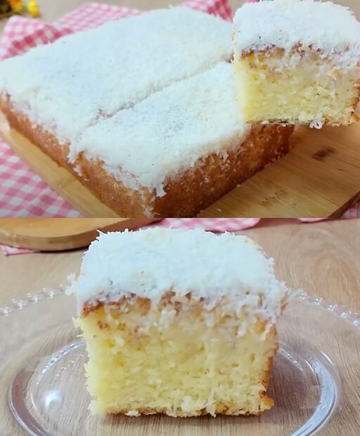 Colchão de noiva! A melhor receita de bolo de coco da sua vida