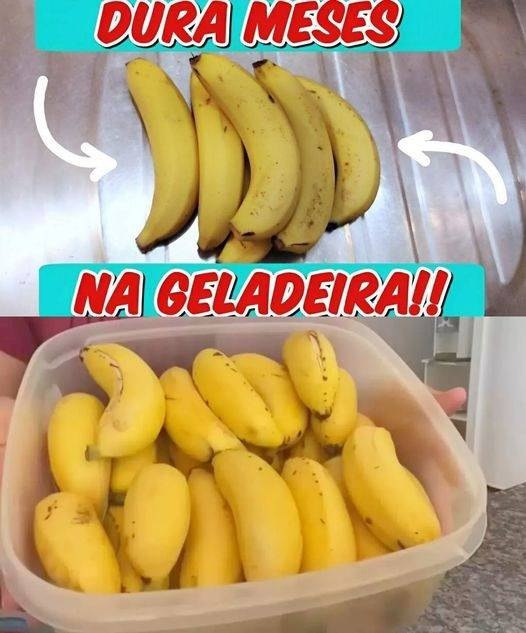 Como Conservar Banana Madura por Meses na geladeira