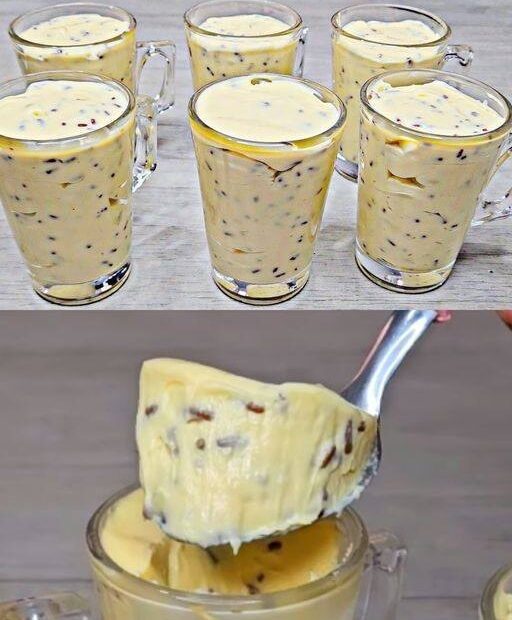 Faço esta sobremesa 2 vezes na semana é só bater no liquidificador