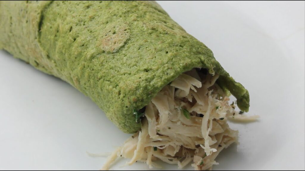 Panqueca de Espinafre com Frango