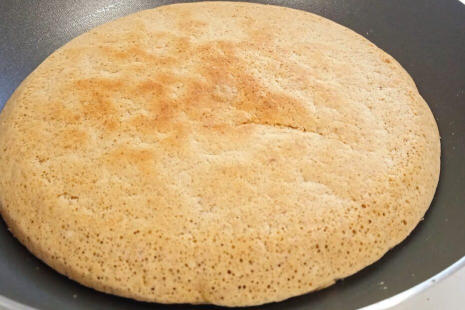 Pãozinho Saudável de Frigideira, esse é o melhor pão que já comi