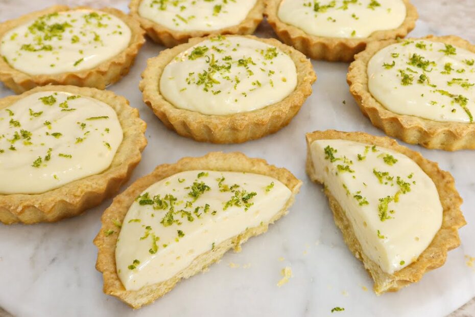 Tortinha de Limão, a massa é muito crocante e o recheio cremoso que derrete na boca