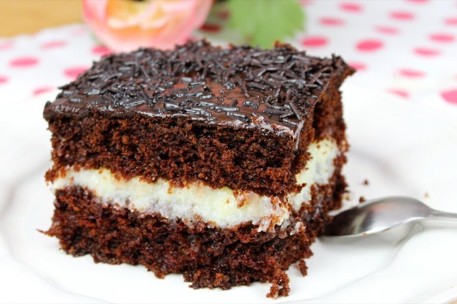 Bolo Prestígio Cremoso, o melhor de aniversário que já fiz na vida!