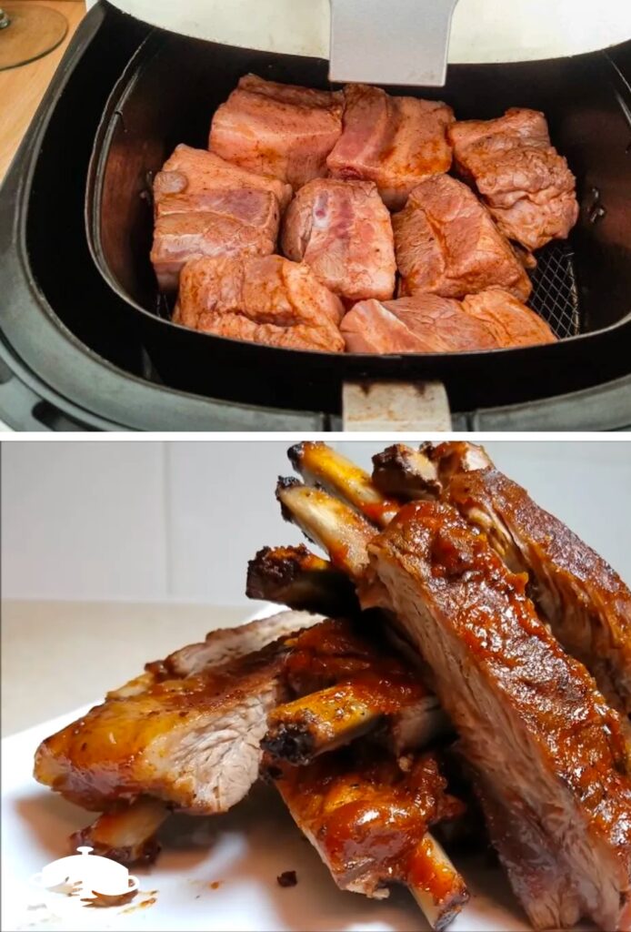 Costelinha de porco na airfryer