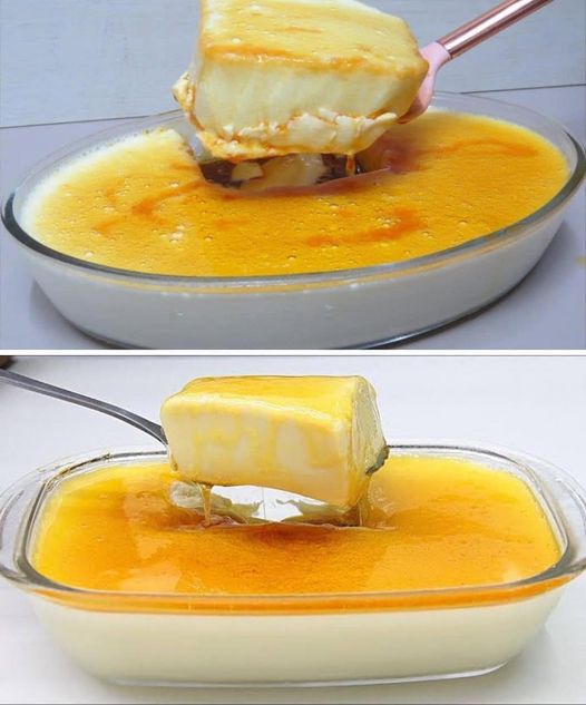 Pudim de leite ninho