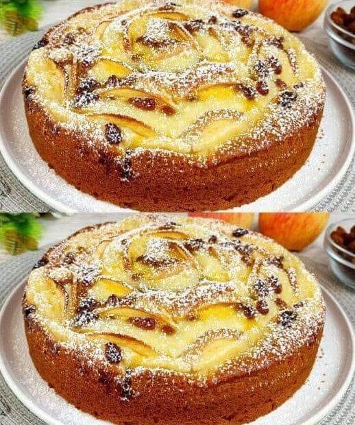 Torta de maçã com creme que derrete na boca: Receita fácil e muito saborosa
