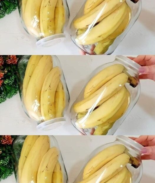 Chega de bananas podres e pretas depois de alguns dias! Com este método, elas vão durar até meses sem estragar