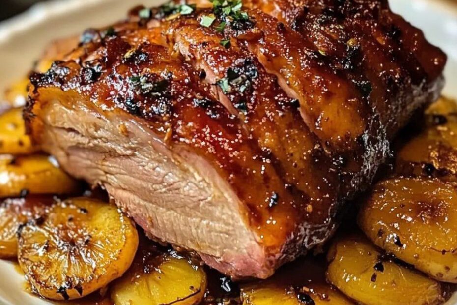 Pernil assado douradinho, fica incrivelmente suculento