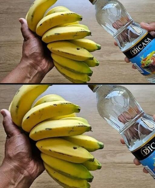 O truque do vinagre para conservar as bananas frescas por muito mais tempo