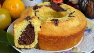 Bolo de Laranja com Chocolate