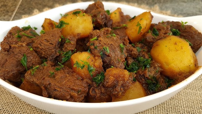 Receita fácil e saborosa para seu dia a dia – Carne de Panela com Batata Doce.