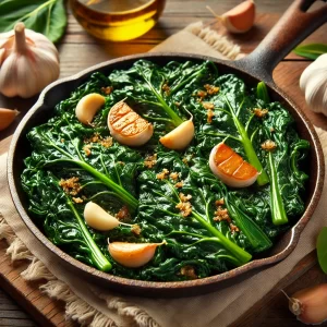 Couve Refogada com Alho