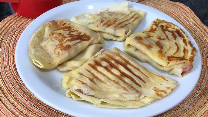 Rápido, saboroso e irresistível! – Crepe de Frango com Catupiry.