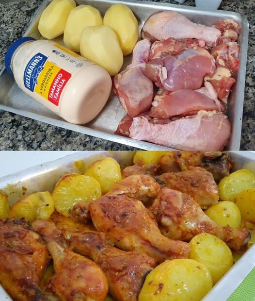 Não sobra nada quando faço o frango assim, o melhor do mundo!