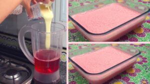 Gelatina com Leite Condensado