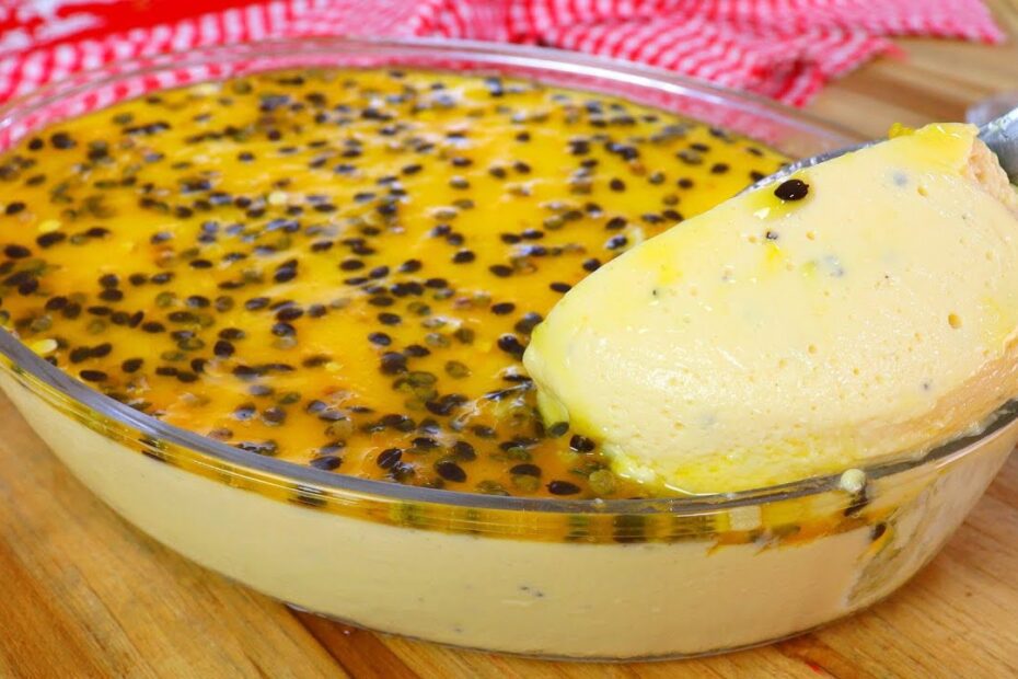 A sobremesa perfeita para o final de semana – Mousse de Maracujá Fácil.