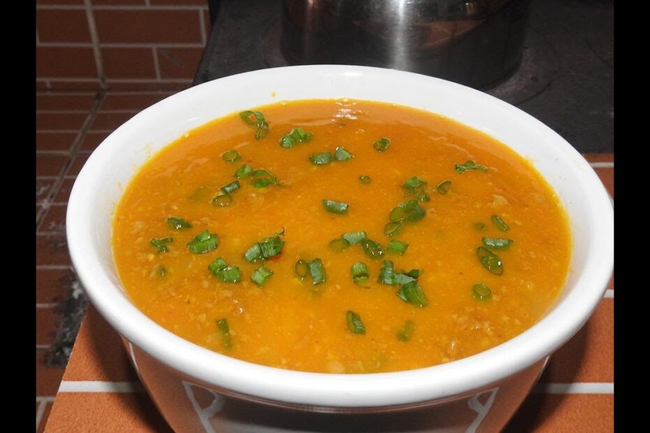 Minha família adora quando eu faço essa receita – Sopa de Abóbora Cremosa.