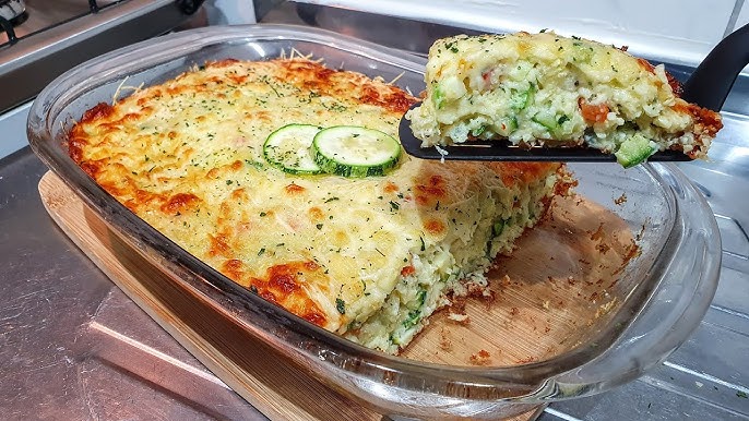 Receita leve e saborosa para o jantar – Torta de Abobrinha e Queijo.