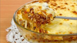 Torta de Batata e Carne Moída