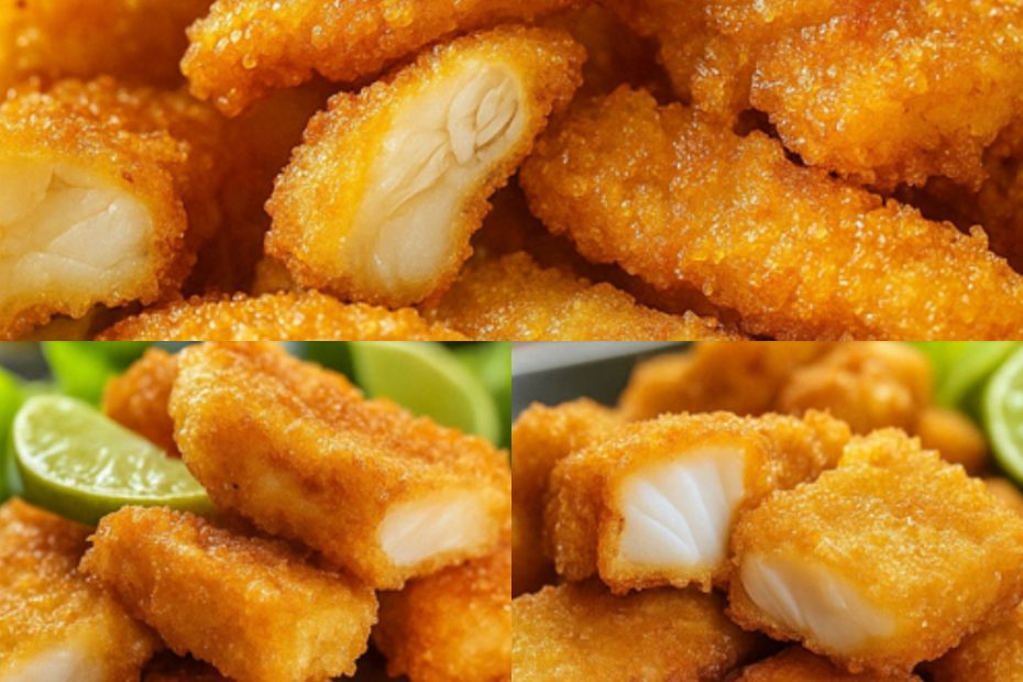 Iscas de Peixe Empanadas: Isso aqui é bem melhor que picanha!