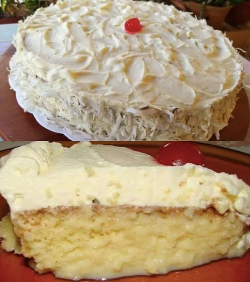 O Bolo que minha mãe fazia nos meus aniversários e dos meus primos quando éramos crianças!