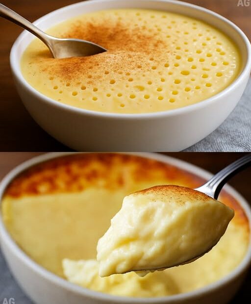 Leite assado cremoso com apenas 4 ingredientes simples