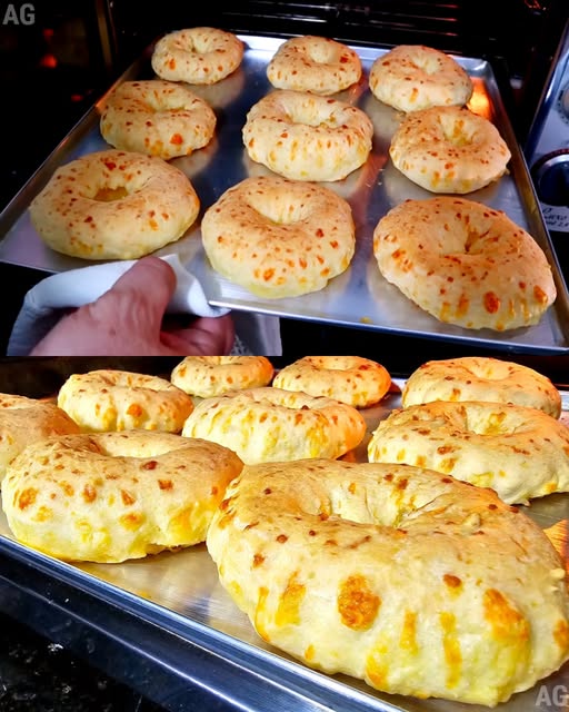BISCOITO DE QUEIJO que CRESCE MUITO, fica um espetáculo