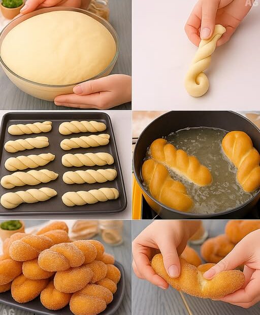 Bolinho de chuva espiral da Palmirinha
