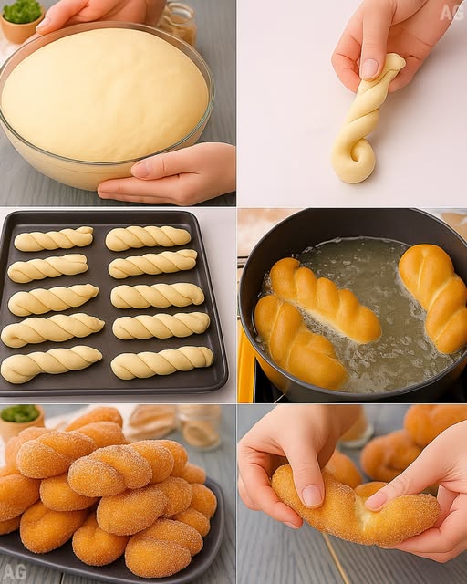 Bolinho de chuva espiral da Palmirinha