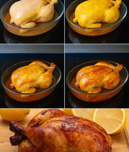O segredo do frango de forno perfeito, eu nunca pensei que ficaria tão bonito e saboroso