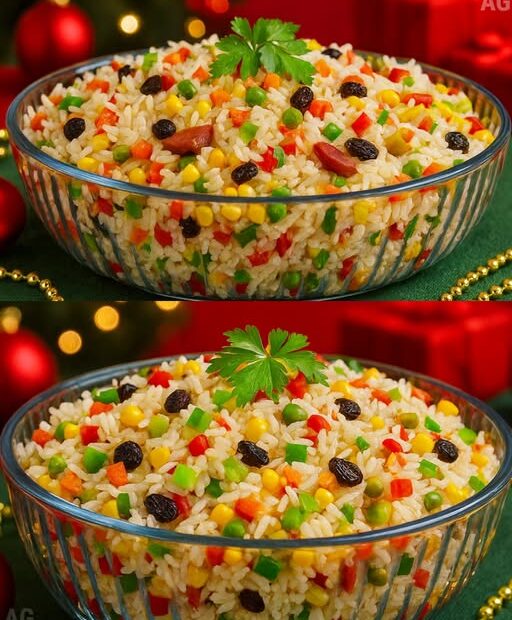 Arroz à Grega Natalino, prepare na ceia de natal, todos vão amar