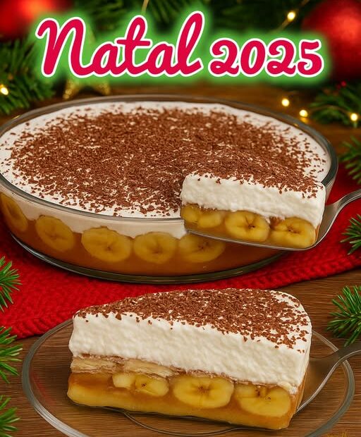 Banoffee na travessa é sinônimo de arraso nas festas de fim de ano