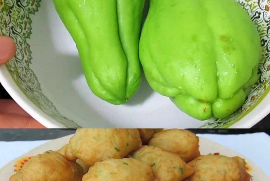 Bolinho de chuchu delicioso e perfeito para servir como entrada a família toda vai adorar.